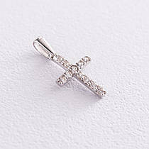 Золотий хрестик із фіанітами п03487  LOVE-SHOPE