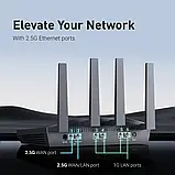 Домашній та офісний маршрутизатор GL.iNet Flint 2 (GL-MT6000), технологія Wi-Fi 6 з 8 потоками, OpenWrt, фото 3