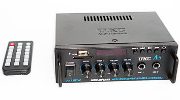 Підсилювач UKC A5 — Bluetooth, USB,SD,FM, MP3! Караоке 2х канальний 2x120W