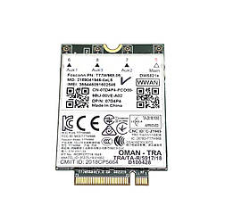 Модем 4G LTE Foxconn DW5821e (T77W968.05) m.2, для ноутбуків DELL