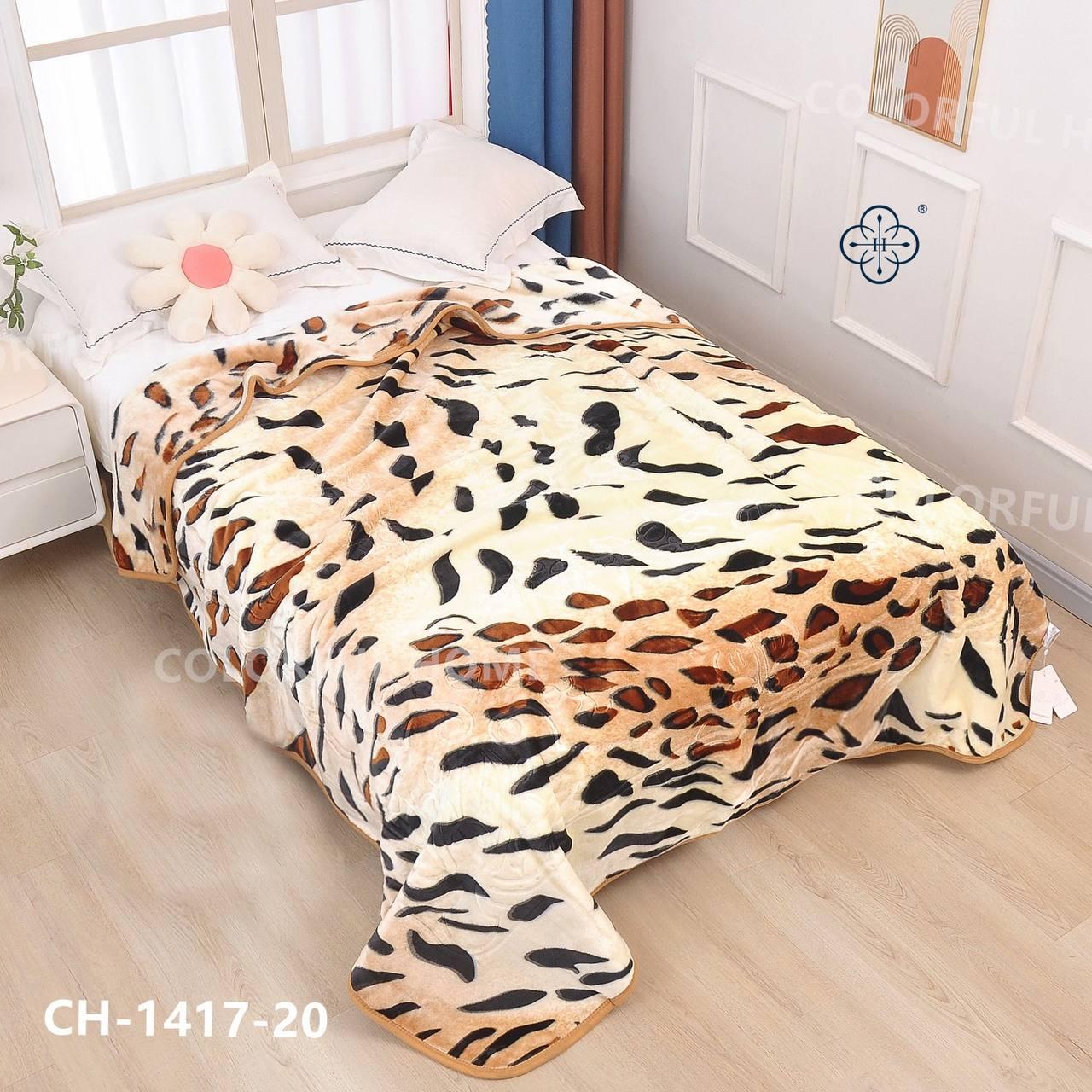 Велюрове двостороннє покривало класу Люкс/якісне велюрове покривало 160/210, фото 1