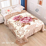 Велюрове двостороннє покривало-ковдра класу Люкс, фото 8