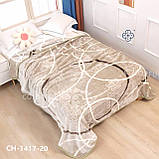 Велюрове двостороннє покривало-ковдра класу Люкс, фото 9