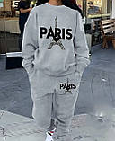 Теплий жіночий костюм з принтом "PARIS"(Париж), фото 2