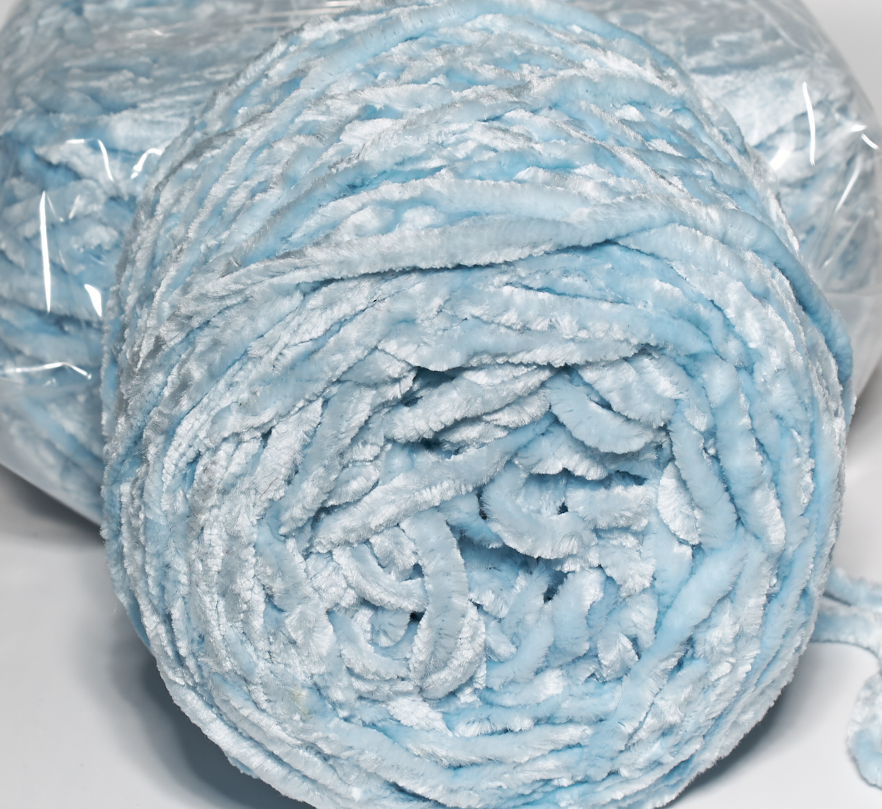 Велюр блакитний (340грам), фото 1