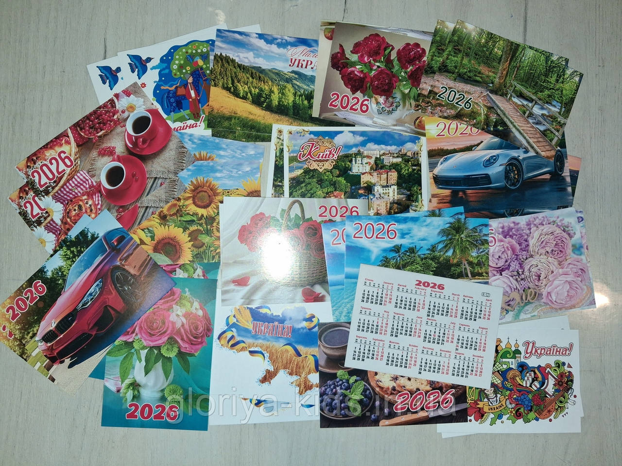 Кишенькові календарики 2026 рік