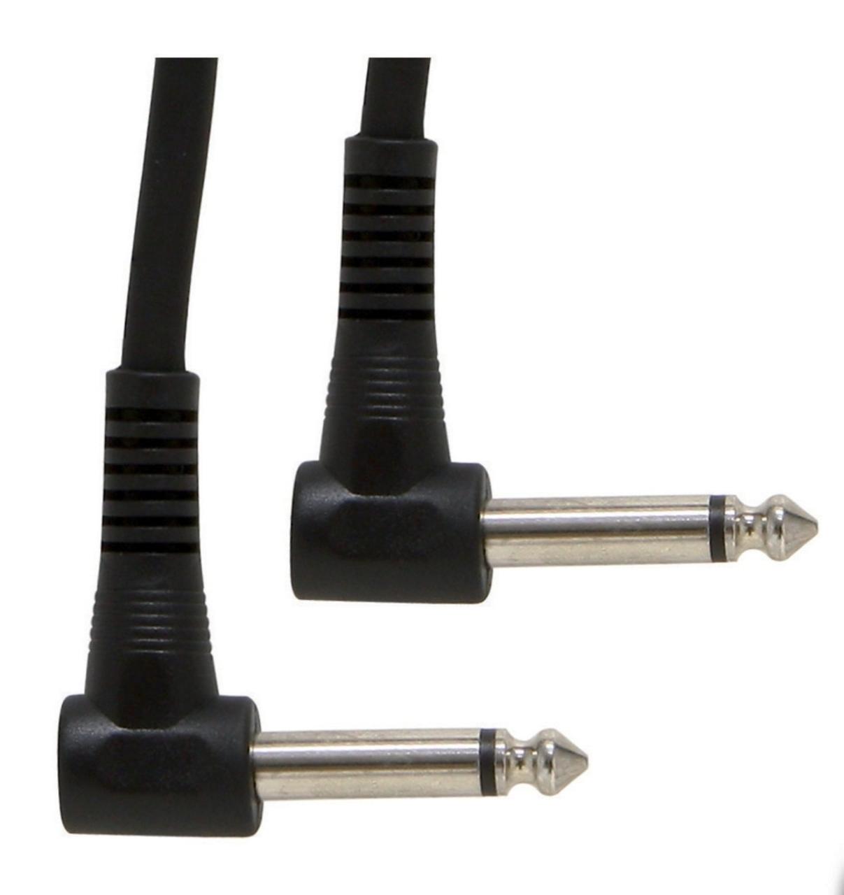 Патч-кабель GEWA Basic Line Mono Jack Angled 6,3 мм/Mono Jack 6,3 мм (0,1 м, 6 шт) - фото 1 - id-p3200992773
