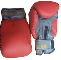 Рукавички для боксу ТМ JAB 12 унцій колір червоний (19105)