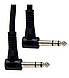Патч-кабель GEWA Basic Line Angled Stereo Jack 6,3 мм/Stereo Jack 6,3 мм (0,3 м, 6 шт) - фото 1 - id-p2768561766