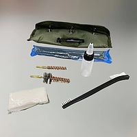 Универсальный армейский набор Zhejiang GK013 для чистки нарезного оружия .22 / .223 / 5.56 мм полный комплект в нейлоновом чехле