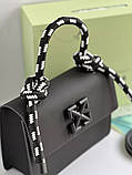 Жіноча сумка 10651 крос-боді чорна, фото 3