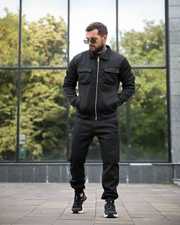 Чоловічий спортивний костюм AUDSA+, Спортивний чоловічий костюм AUDSA+, Теплий спортивний костюм чоловічий трьохнитка - фото 1 - id-p2768578074