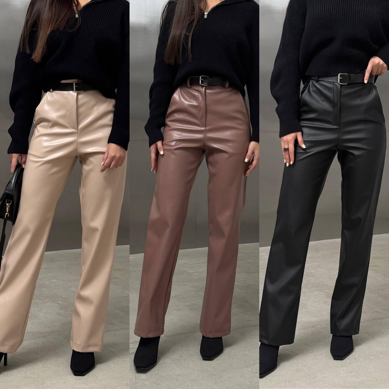 Штани для милих дам "Екошкіра", фото 1