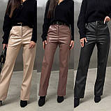 Штани для пишних дам "Екошкіра", фото 2
