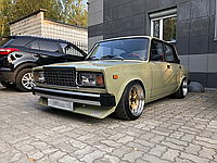 Накладка на передній бампер Жигулі 2104 Спідниця Kenmeri на передній бампер для ВАЗ Lada 2104 Чітверка