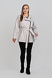 Жіноча стильна подовжена вітровка M-1125 в розмірах з 48 по 64, фото 6
