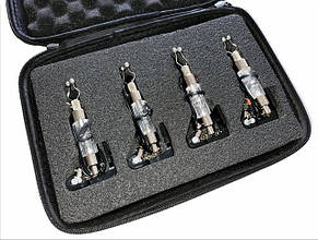 Набір електронних свингерів Carp Cruiser® SW02-4 на ланцюжку, з підсвіткою 4 кольори, у кейсі EVA