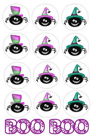 Вафельна картинка "Halloween" /ВК-0051/  - А4