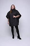 Жіноче демісезонне манто оверсайз М-1092, фото 7