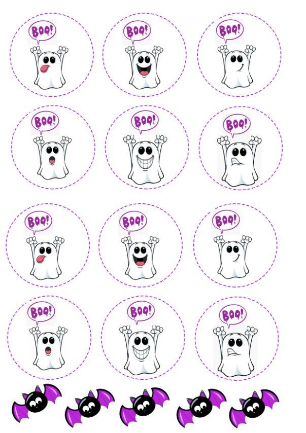 Вафельна картинка "Halloween" /ВК-0052/ - А4, фото 1