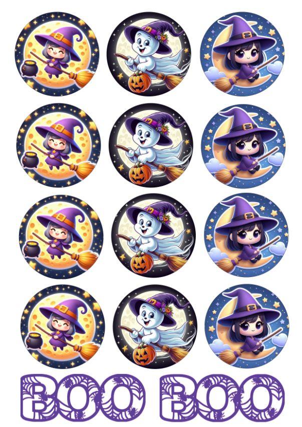 Вафельна картинка "Halloween" /ВК-0055/  - А4, фото 1