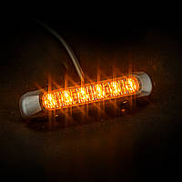 Ліхтар сигнальний проблисковий світлодіодний FRISTOM FT-200 LED жовтий