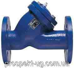 Фільтр чавунний сітчастий фланцевий Ду50 (2") Ру16 Y-подібний, фото 1