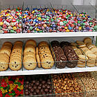 Стелаж кондитерський Рістел 1900х950 мм ТИП 9, приставний торговий стелаж, стелаж торговий для печива, стелаж для чаю, для приправ, фото 8