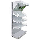 Стелаж кондитерський Рістел 1900х950 мм ТИП 9, приставний торговий стелаж, стелаж торговий для печива, стелаж для чаю, для приправ, фото 2