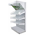 Кондитерський стелаж 1900*1200 мм приставний стелаж для кондитерки Рістел, торговий стелаж ТИП 9, фото 4