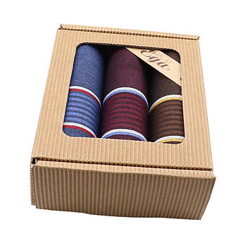 Чоловічі носові хустки в коробці EGA CH-796/3 С 3 шт