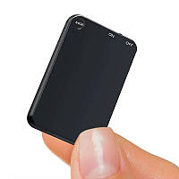 Мінідиктофон брелок з активацією голосом Amoi V15, 64 Гб пам'яті, 30 годин записування, чорний