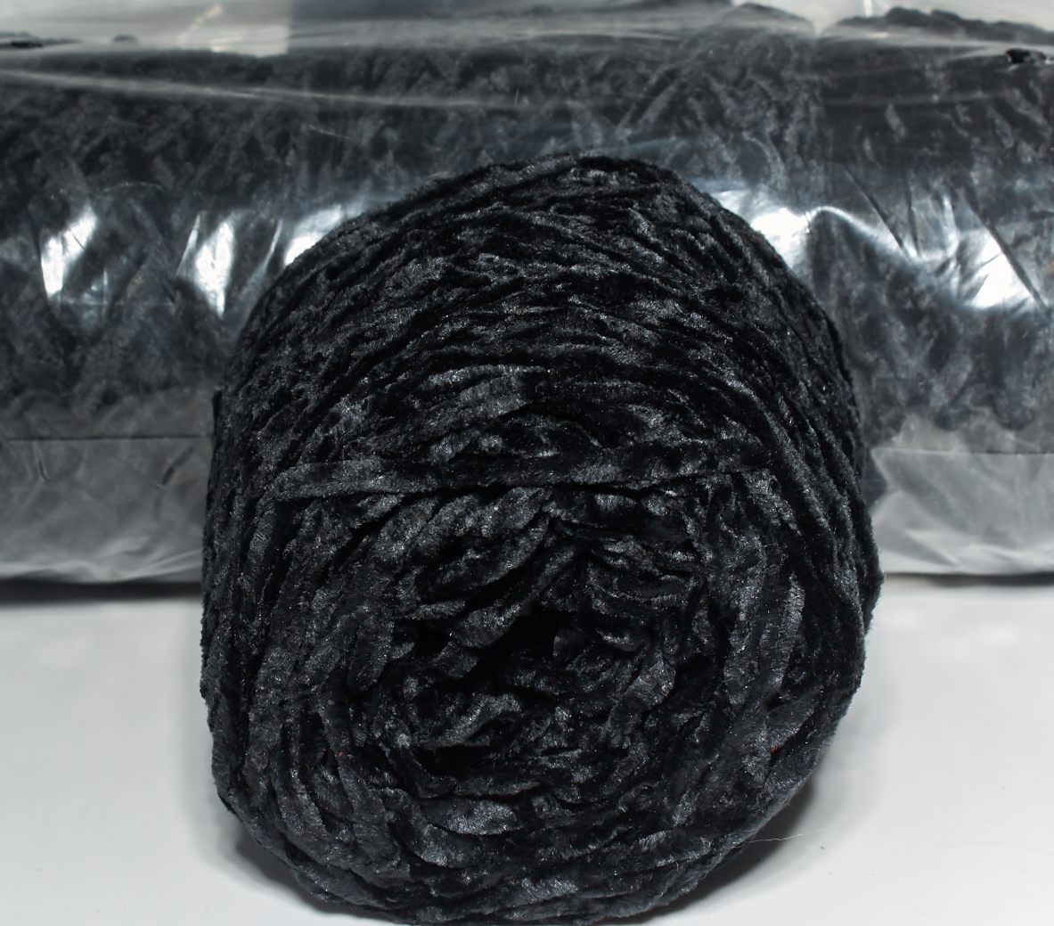 Велюр чорний(580грам), фото 1