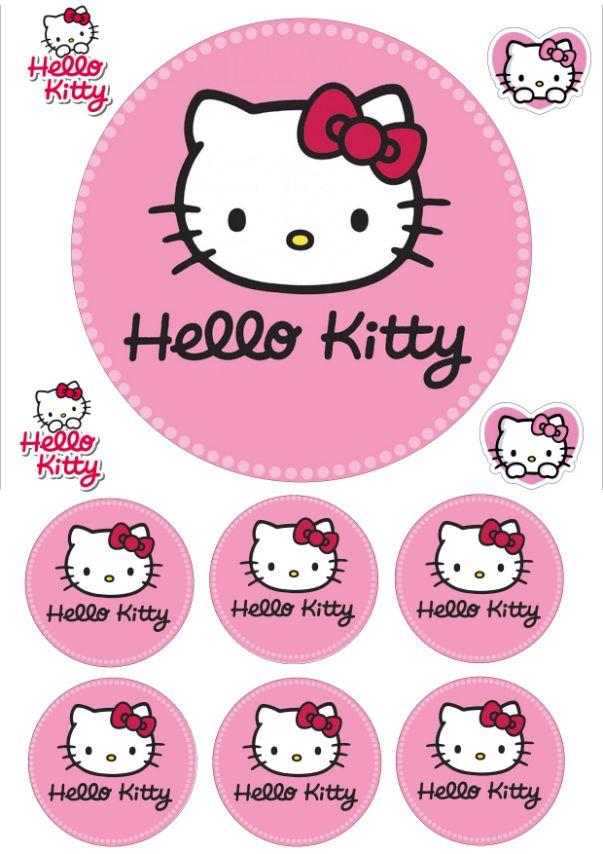 Вафельна картинка "Hello Kitty" /ВК-0022/  - А4, фото 1