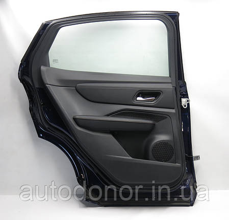 Двері голі задні ліві ДЕФЕКТ синій XGU Trim G Nissan Ariya (22-) H210A-5MPMA, фото 2