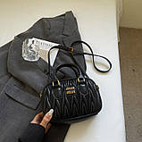 Жіноча сумка 27851 крос-боді чорна, фото 4