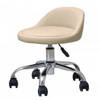 Стульчик мастера педикюра 348 бежевий