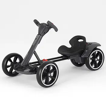 Дитячий електрокарт 110x58x60см, до 30 кг, M 6072, Чорний / Електрокарт дитячий одномісний / Електрокартинг