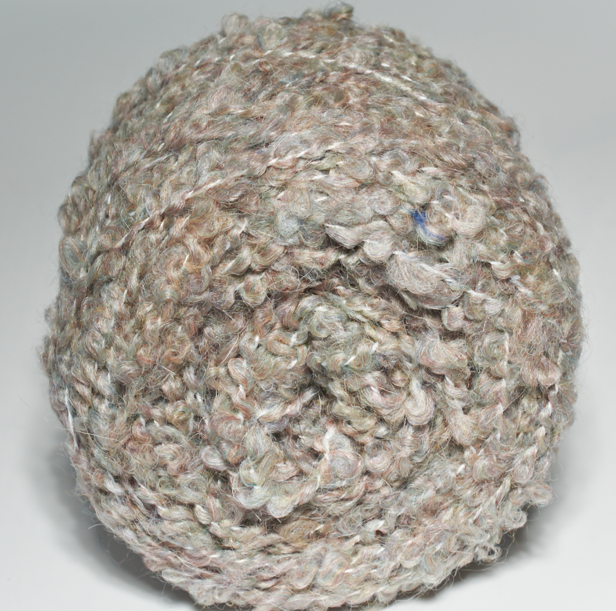 Букле Zing беж із кольоровим(85 грам), фото 1