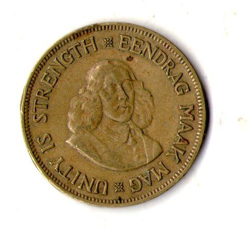 Південно-Африканська Республіка 1 цент 1961 рік Латунь, 9.42g, ø 31mm  №2345, фото 1