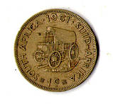 Південно-Африканська Республіка 1 цент 1961 рік Латунь, 9.42g, ø 31mm  №2345, фото 2