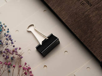 Канцелярські затискачі (Біндери) для паперу і папок універсальні 41мм