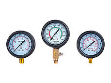 Тестер компресії оливи та палива для мотоциклів Geko G02511 0-20 кПа 0-1 барів, фото 3