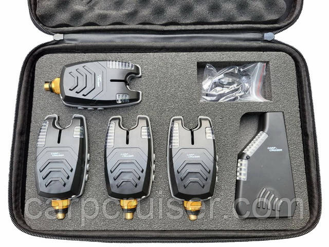 Carp Cruiser® FA210-4 Набор карповых электронных cигнализаторов поклевки (4+1) с беспроводным радио пейджером Carp Cruiser® FA210-4 Набор карповых электронных cигнализаторов поклевки (4+1) с беспроводным радио пейджером