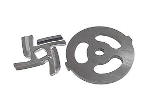 Ніж та решітка для ковбаси м'ясорубки Zelmer ZMM1510B ZMM1520B ZMM1525B ZMM1530B ZMM1535B ZMM1540B, фото 1