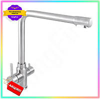 KI Змішувач для кухні Haiba GET ONE з виходом для питної води високий з аераторами для проточної води та фільтра FIR41_R