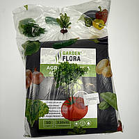 Агроволокно Garden Flora 50 г/м2 3.20 м х 10 м Черное Агроволокно для мульчирования Агрополотно для огорода