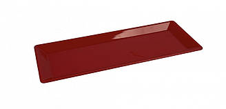Піднос з полікарбонату 34х14 см червоний