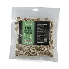 Термін 12.2024!!!  AnimAll Snack Ласощі курячі міні суші, для котів 500 г.