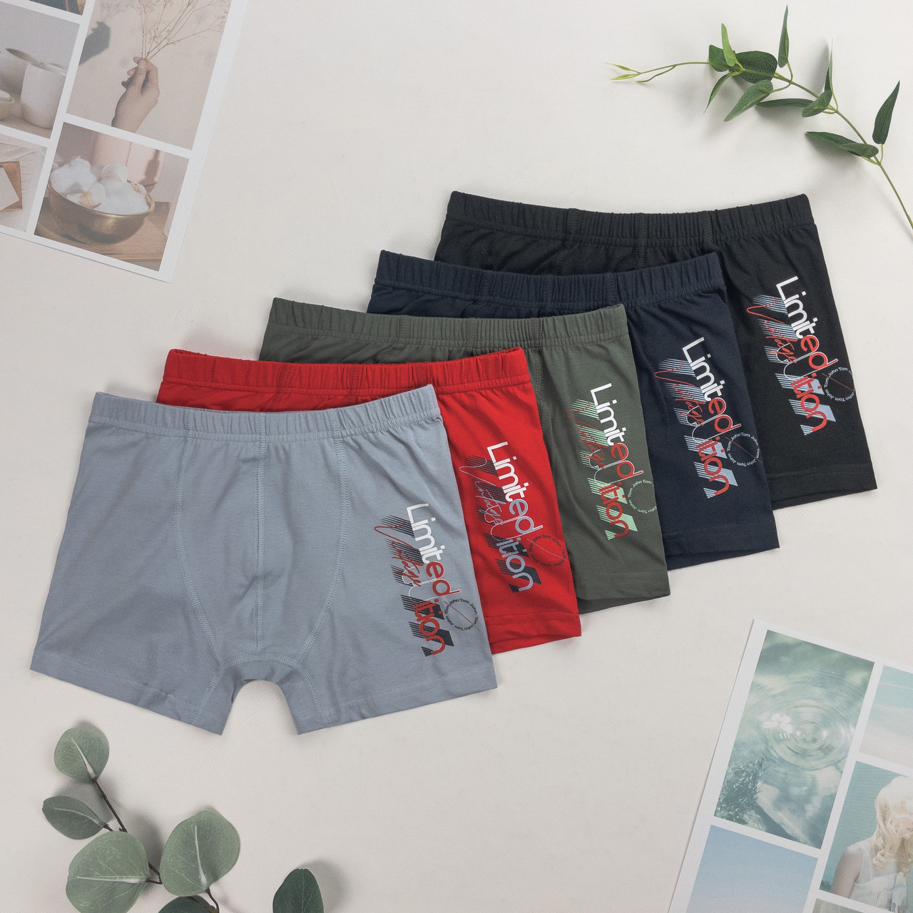 Дитячі труси боксери для хлопчика  Nicoletta (вік: 10-11, 12-13 років)  |  5 шт.